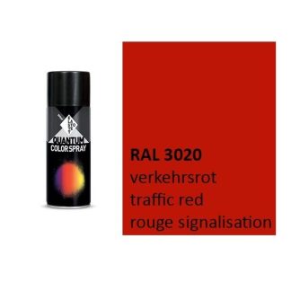  spray traffic red ral 3020 κόκκινο ακρυλικής βαφής gloss quantum